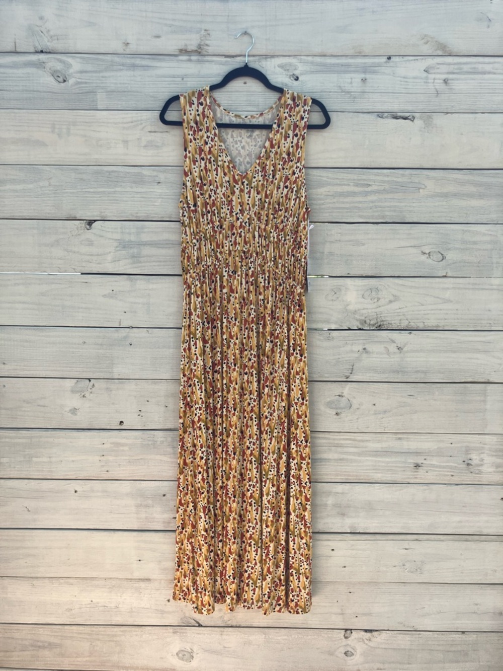 Market & Spruce Neutral Multicolor Maxi Dress Comfortable transitional - Picture 2 of 6
